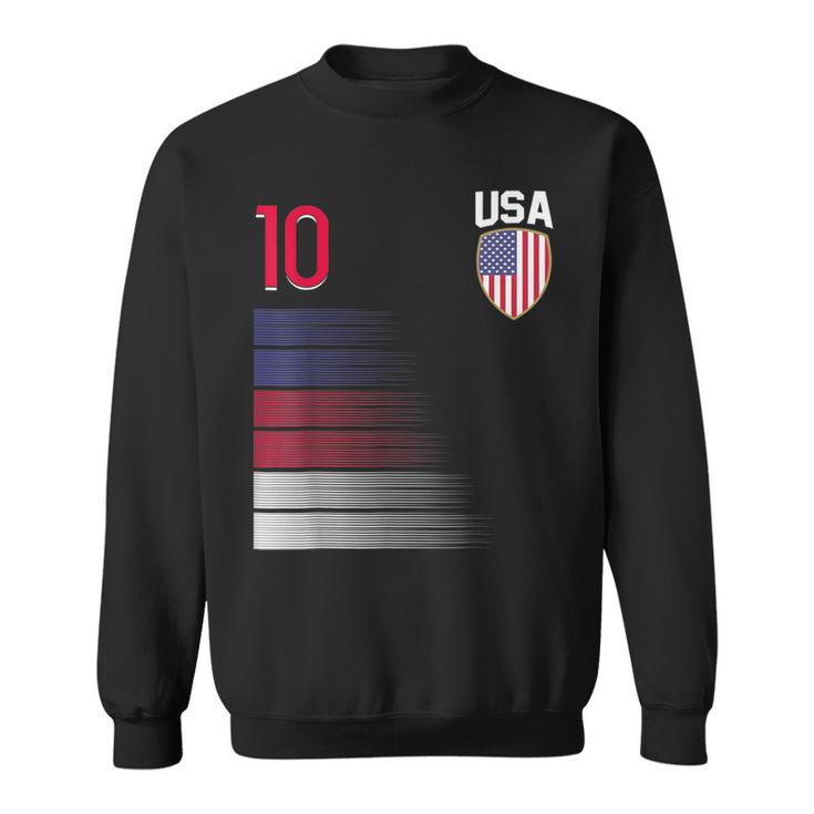 Usa Football Flag Jersey Sweatshirt