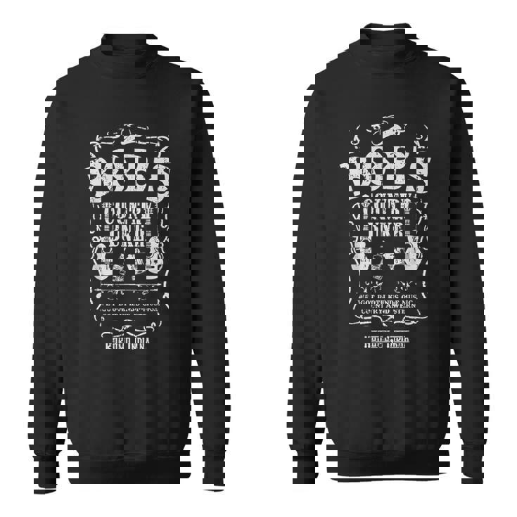 Vintage Bob's Country Bunker Nous Avons Les Deux Types De Musique Sweater e