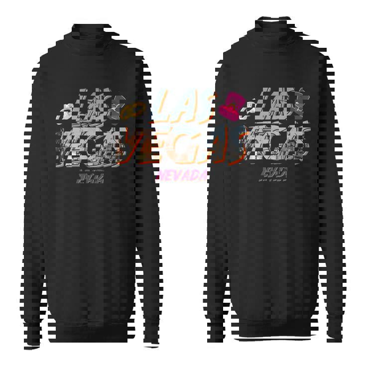Wedding Las Vegas Nevada Bride Groom Bouquet Rings Sweatshirt