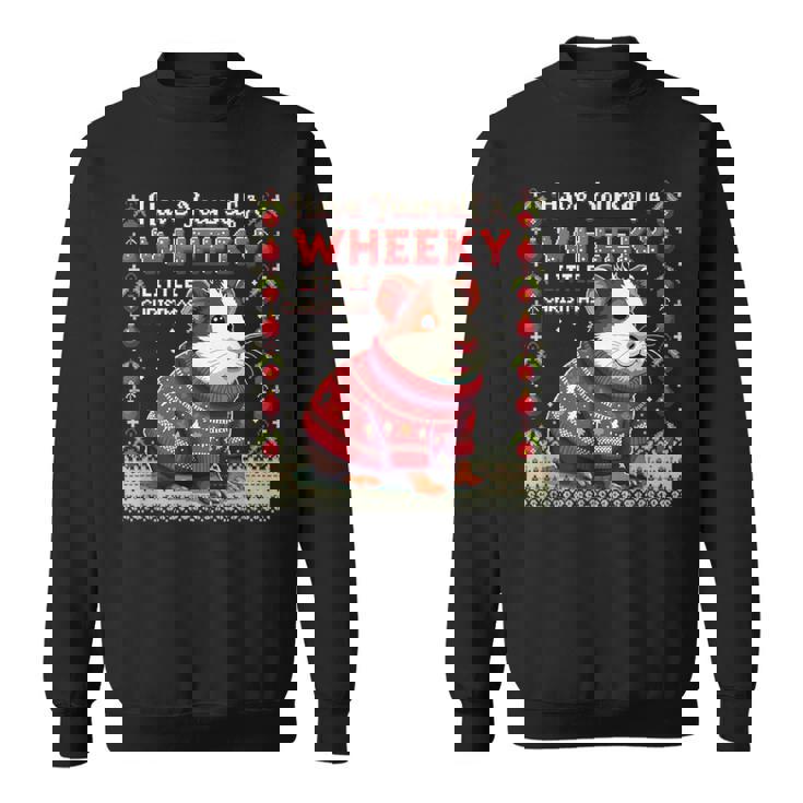 Wheeky Little Christmas Ugly Sweater Guinea Pig Sweatshirt