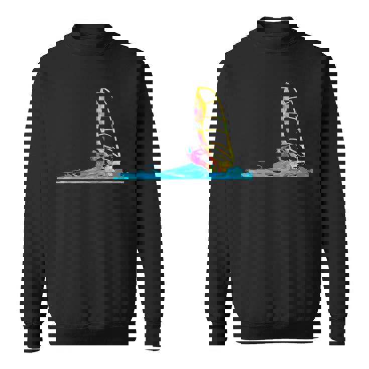Windsurf Windsurfer Idea Regalo Surfboard Felpa
