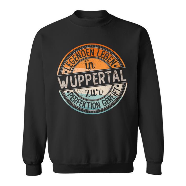 Wuppertal Retro Colours Legends Life In Wuppertal Sweatshirt