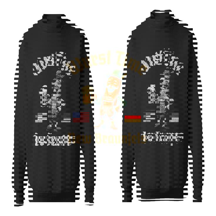 Wurst Time Wurst Fest German Beer Festival New Braunfels Sweatshirt