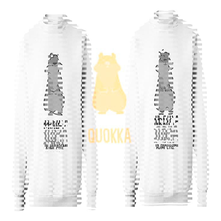 Australian Quokka Costume Sono Davvero Un Quokka Felpa