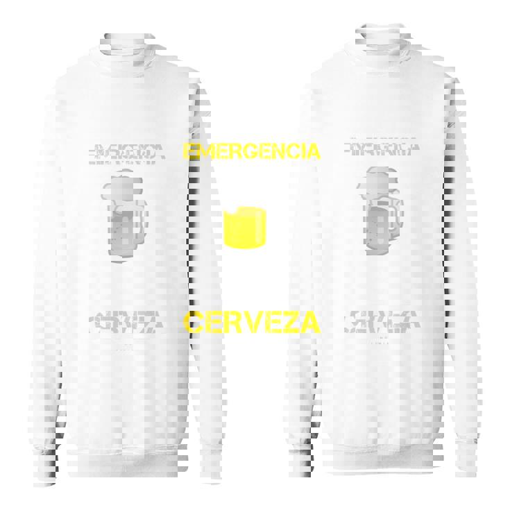 Cerveza Manga Larga Hombre En Caso De Emergencia Manga Larga Camisa de entrenamiento