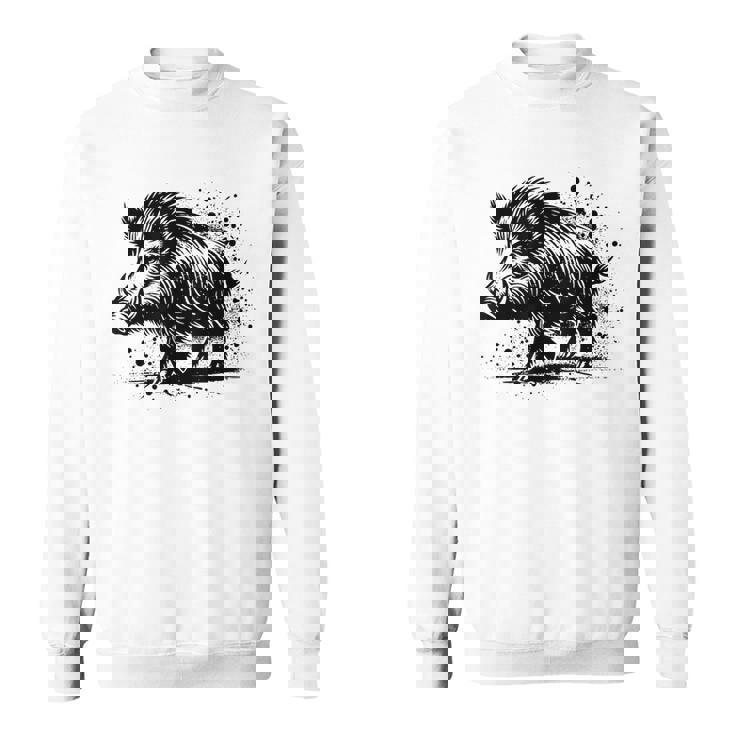 Chasseur Sanglier Motiv Chasse Chasseur Sanglier Sweater e