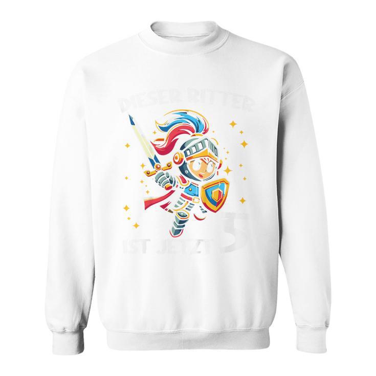 Children's 5Th Birthday Dieser Ritter Ist Jetzt 5 Jahre Sweatshirt