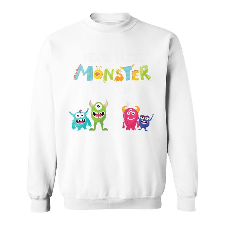 Children's 5Th Birthday Ich Bin Schon 5 Jahre Junge Kleines Monster Sweatshirt