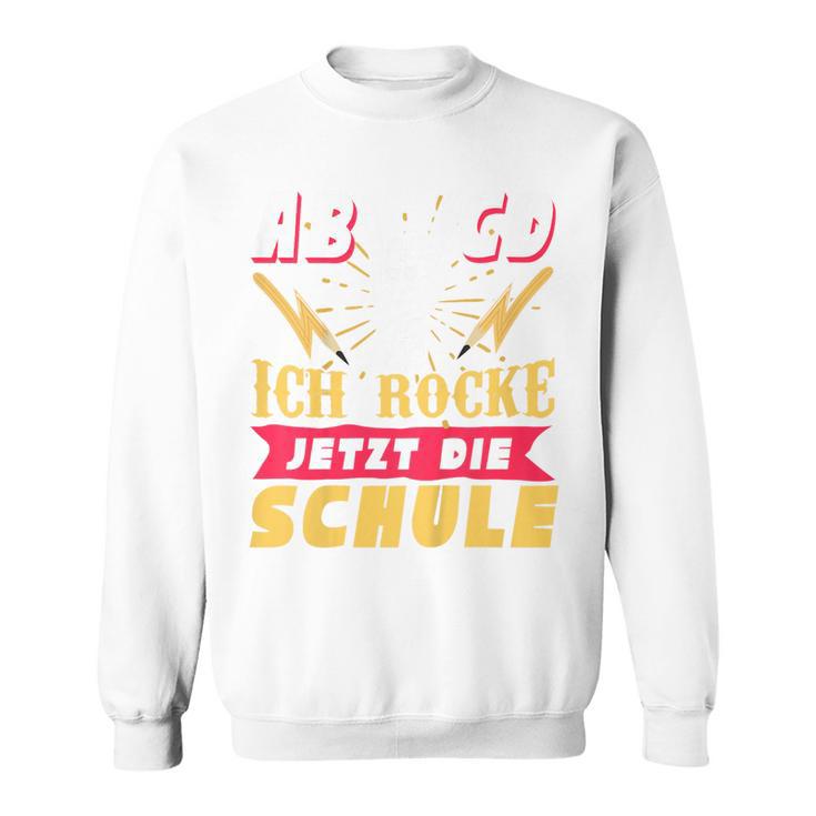 Children's Abcd Ich Rocke Jetzt Die Schule Rock Sweatshirt