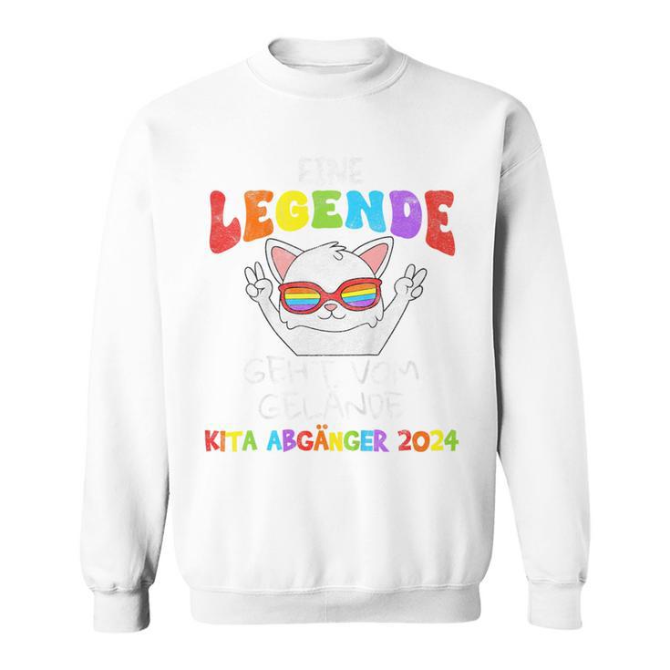 Children's Eine Legendeerlässt Das Gelände Kita Abgänger 2024 Cat Sweatshirt