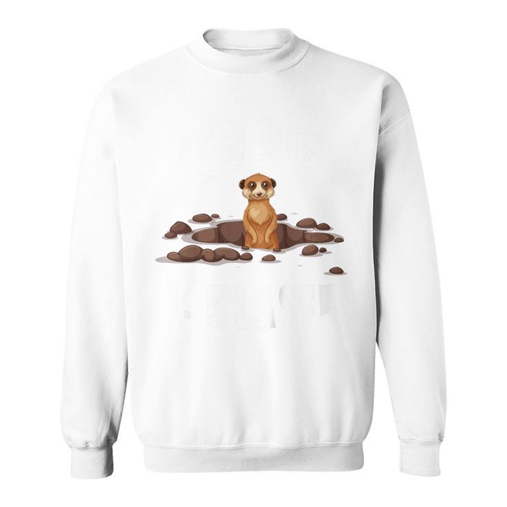 Children's First Day At School Ich Bin 1 Klasse Meerkat Sweatshirt