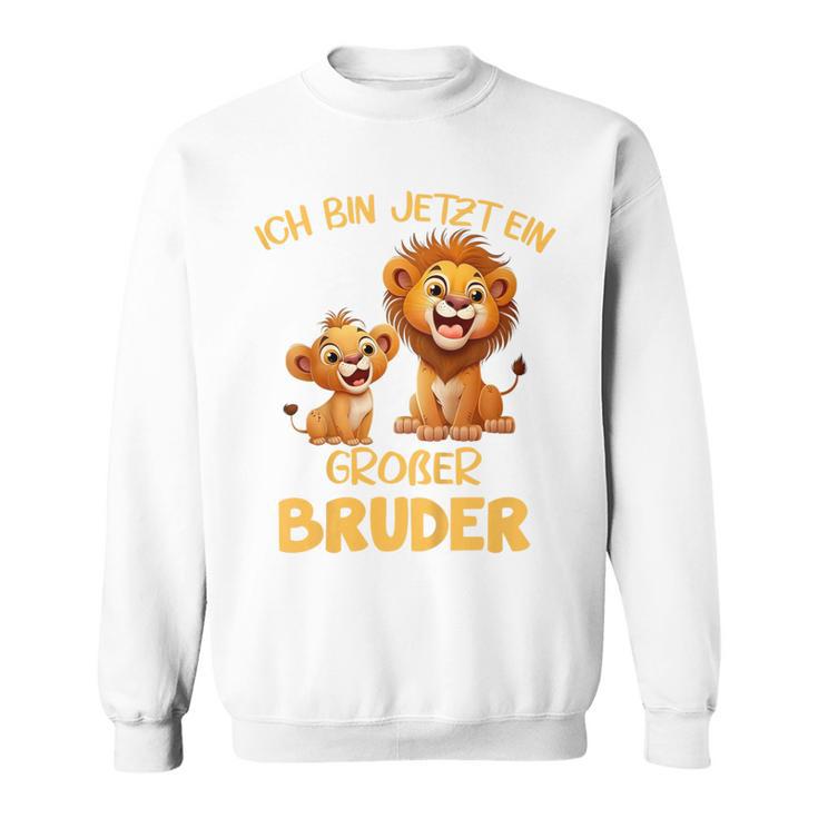 Children's Ich Bin Jetzt Ein Großer Bruder Löwen Motif Sweatshirt