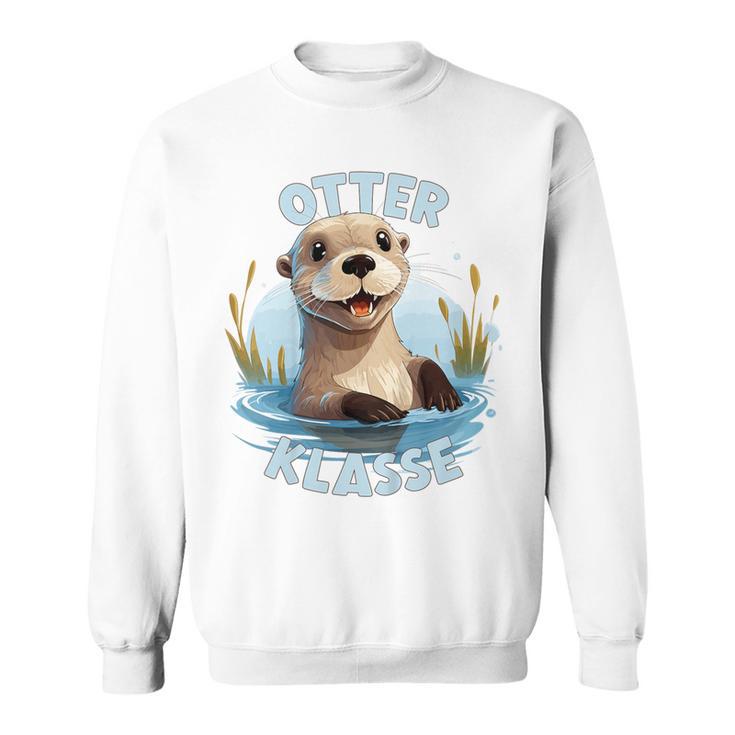 Children's Otterklasse In Der Grundschule Klassentier Sweatshirt