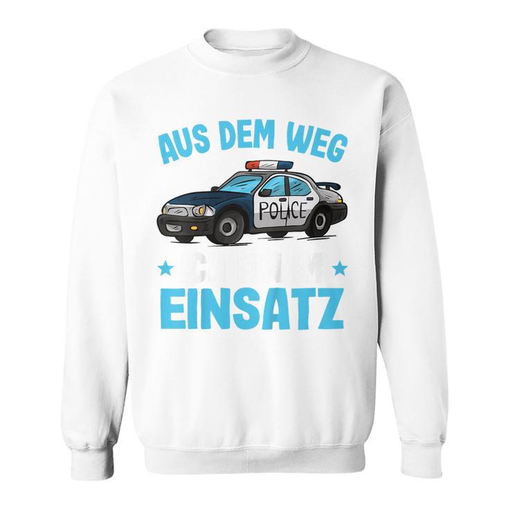 Children's Police Aus Dem Weg Bin Im Einsatz Boys Police Sweatshirt