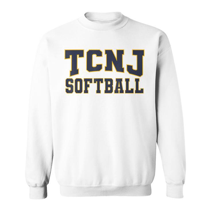 The College Of New Jersey Tcnj Softball Blu01 Sweatshirt Monsterry