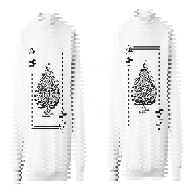Costume As De Pique Costume De Jeu De Cartes Sweater e