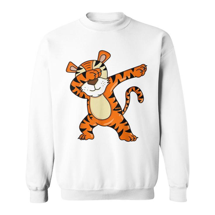 Dabbing Tiger Boys Tiger Dab Sweatshirt