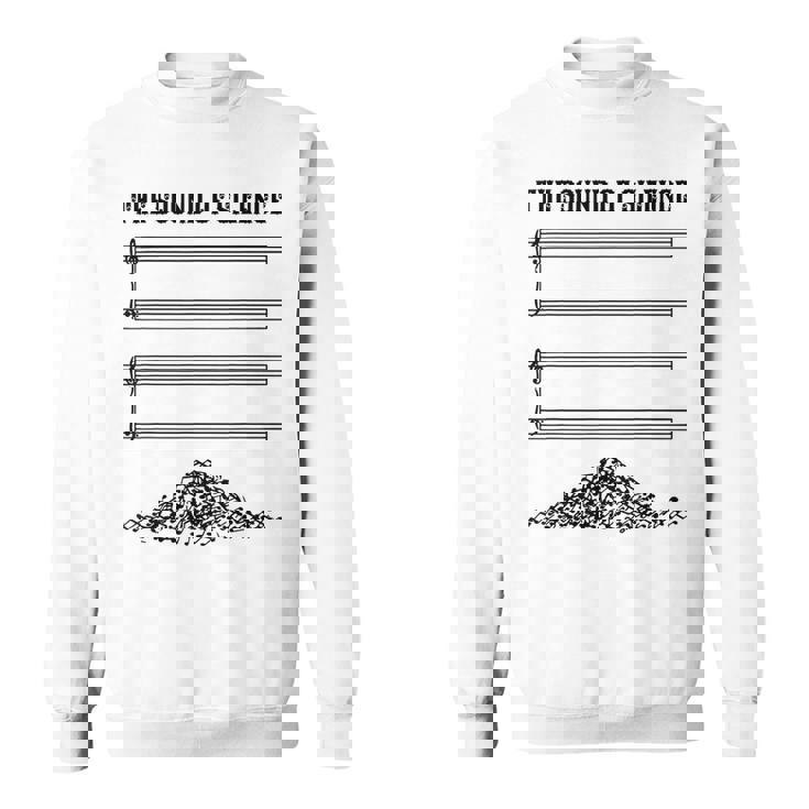 El Sonido Del Silencio Divertido Regalo Musical Camisa de entrenamiento