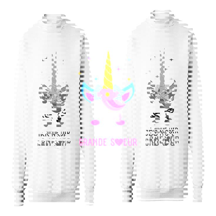 Enfant Grande Soeur Cadeau Naissance Petit Frère Petite Soeur Sweater e
