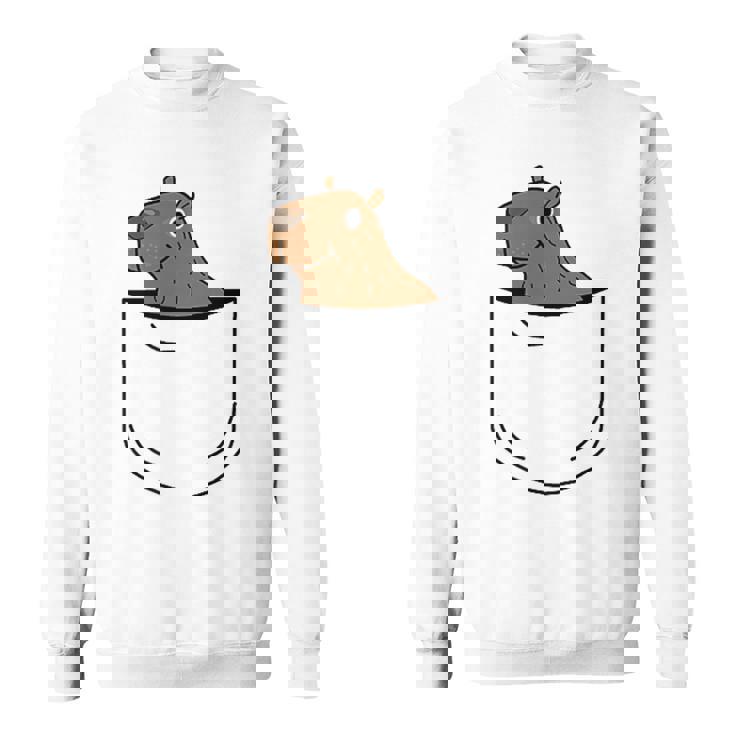 Pocket Capybara Capybara En Bolsillo Regalo Camisa de entrenamiento