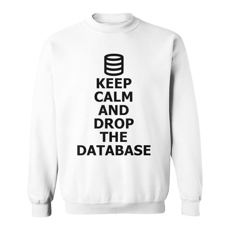 Programmer Devops Sql Database Drop La Base De Datos Camisa de ...