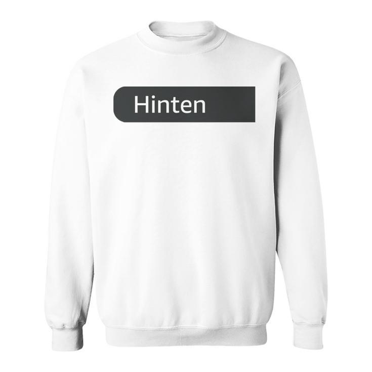 Für Die Person Hinter Mir Bist Du Unglaublich Wunderschönes Herz Liebe Sweatshirt