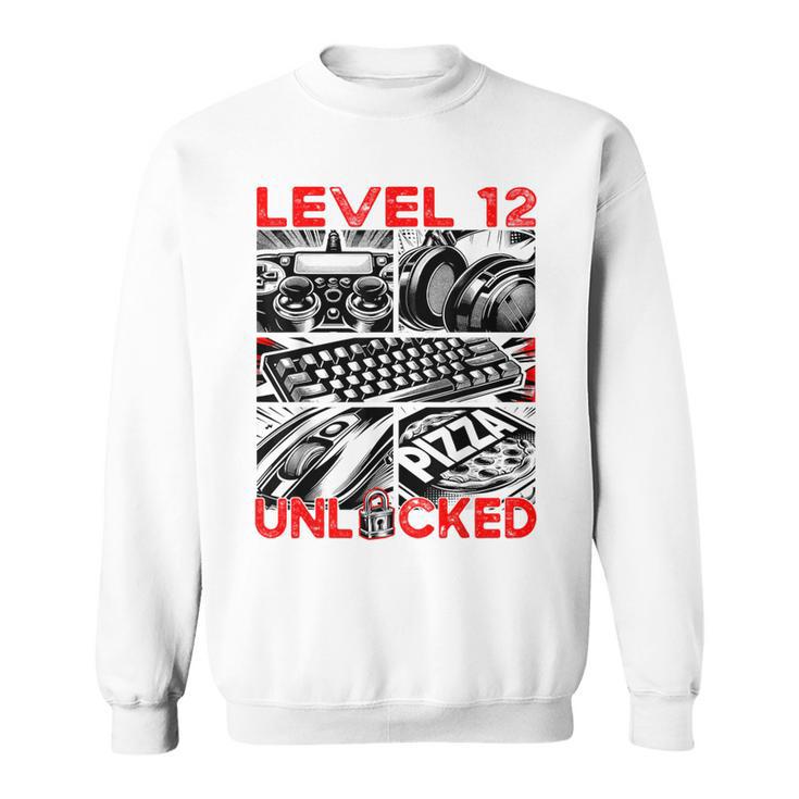 Geburtstag Level 12 Freigeschaltet Gaming & Zocker Sweatshirt