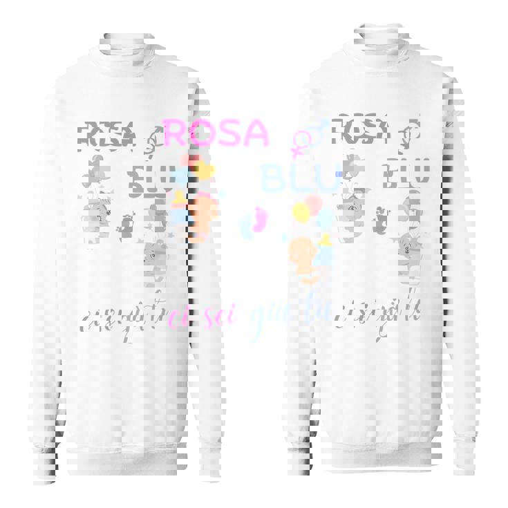 Gender Reveal Party Baby Shower Maschio O Femmina Festa Maglia A Manica Felpa