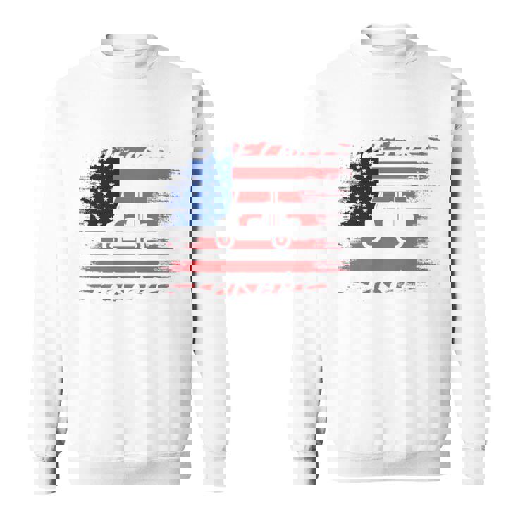 Golf Cart Parade United States American Flag 4Th July Sweatshirt