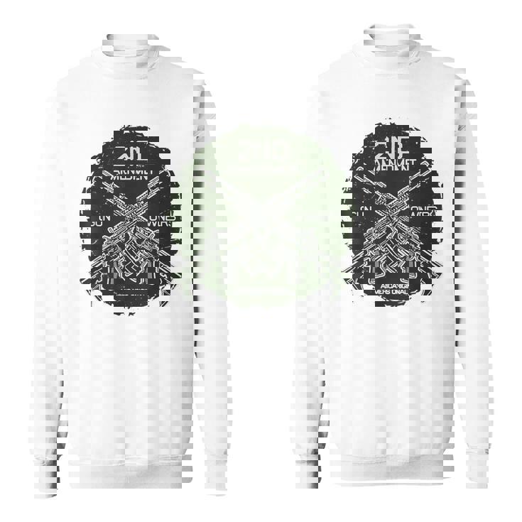 Gop 2Ème Amendement Supporter Deux Fusils Ar Croisés Sweater e