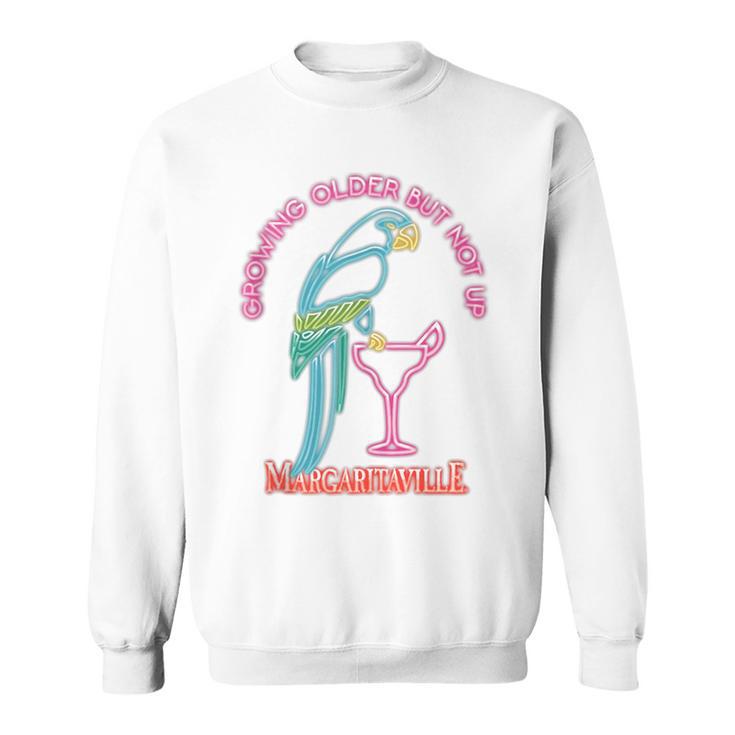 Growing Older But Not Up Neon Sign Long Sleeve T-Shirt - Thegiftio
