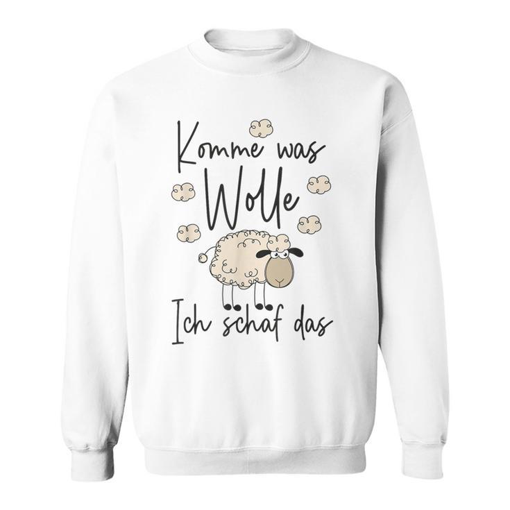 Handmade Knitting Crochet Komme Was Wolle Ich Schaf Das Sweatshirt