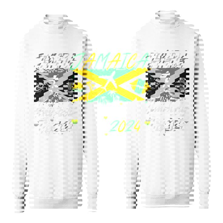 Jamaica Anniversary Trip 2024 Couple Summer Vacation Trip Sweatshirt