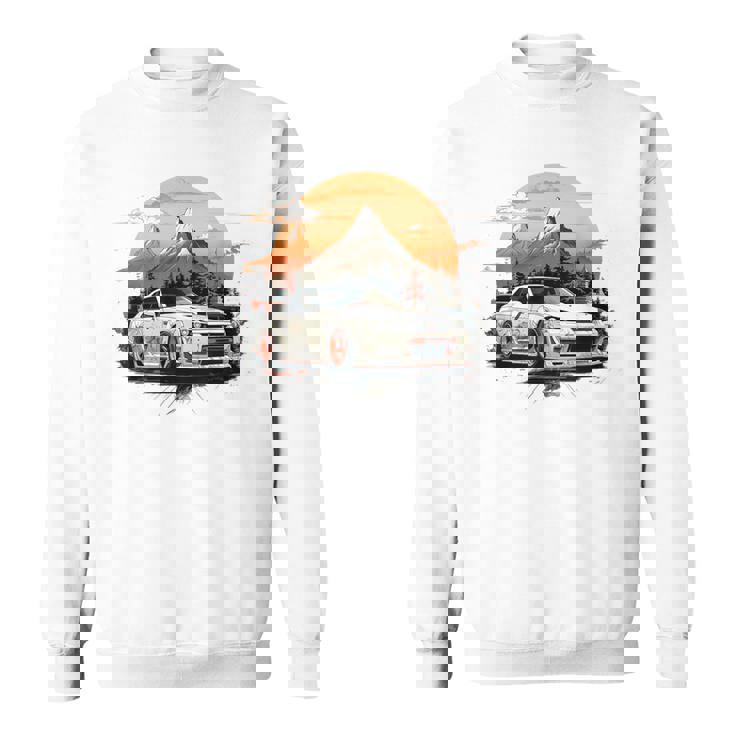 Jdm Drift Japanese Style Car Retro Enthusiast Sweatshirt