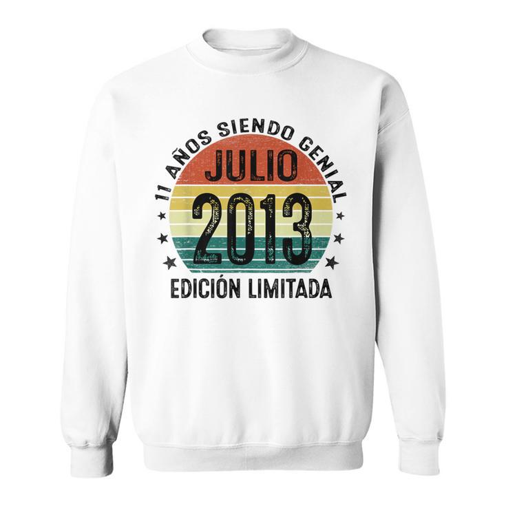 Julio 2013 11 Años Cumpleaños Niño Fabricado En 2013 Camisa de entrenamiento