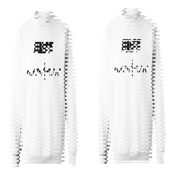 Just Fuck Off Morse Code Sweatshirt