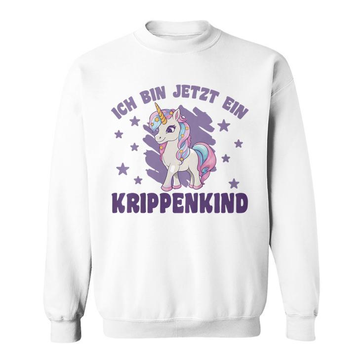 Kinder Ich Bin Jetzt Ein Krippenkind Kinderflppe Dolphin Sweatshirt