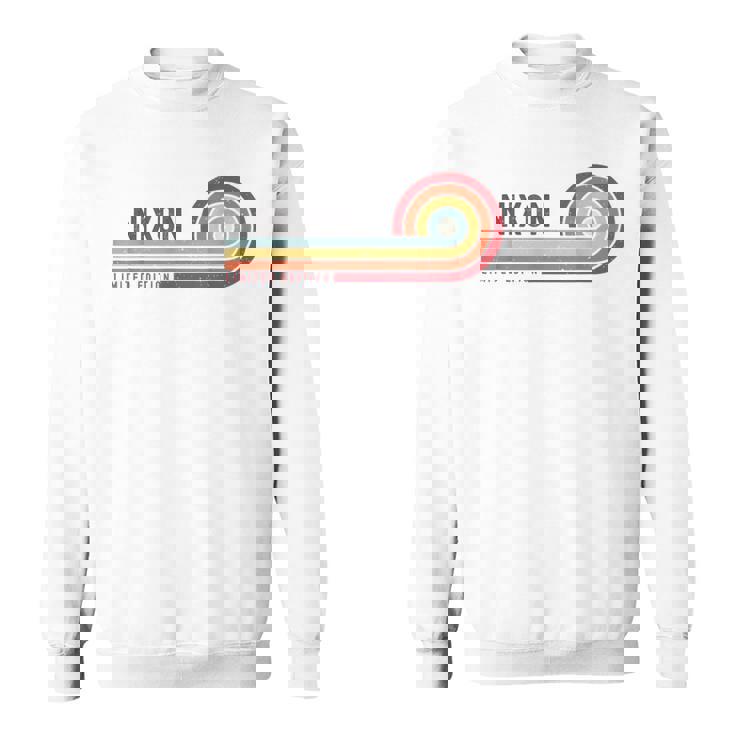 I Love Nixon Personalizado Retro Sunset Primer Nombre Camisa de entrenamiento
