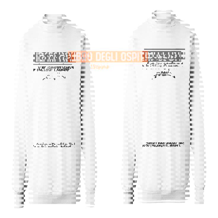 Maglia 18Esimo Compleanno Libro Degli Ospiti 18 Anni Con Collo A Felpa
