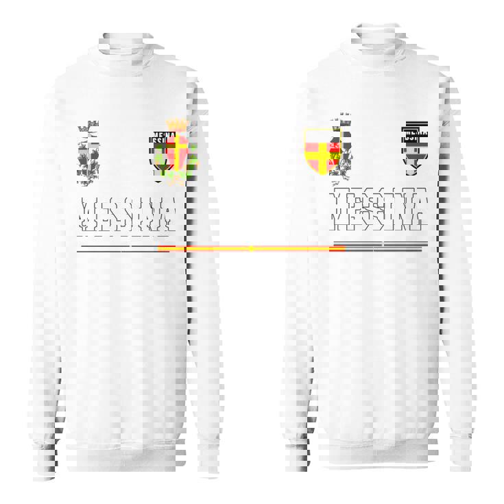 Messina Maglia SportCalcio Bandiera Calcio Maglia A Manica Felpa