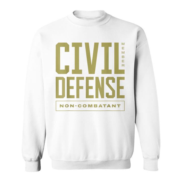 Mitgliedslabel Civil Defense Non Combatant Sweatshirt