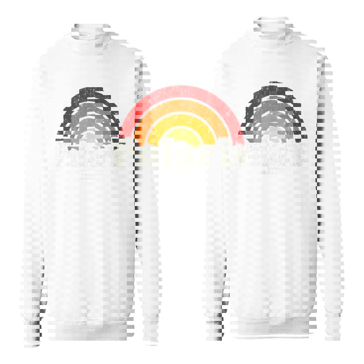 Polaris Montana Mtintage 70S Diseño Retro Arco Iris Camisa de entrenamiento