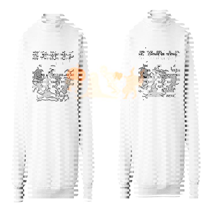 There's Some Horrors In This House Ghost Halloween Sweatshirt