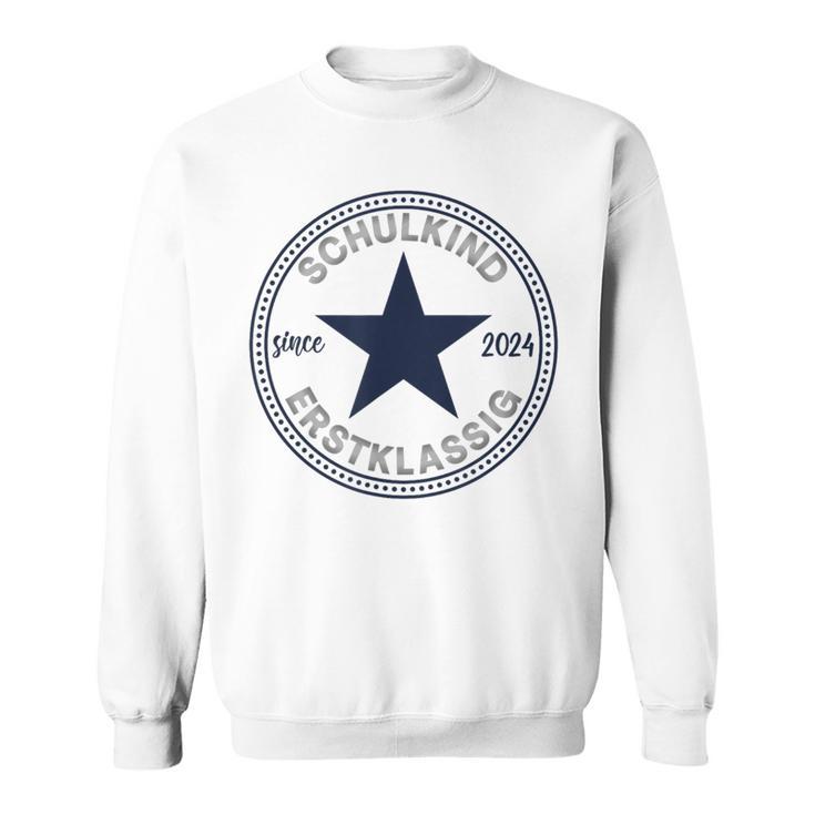 Schulkind Erstklassig 2024 Sweatshirt