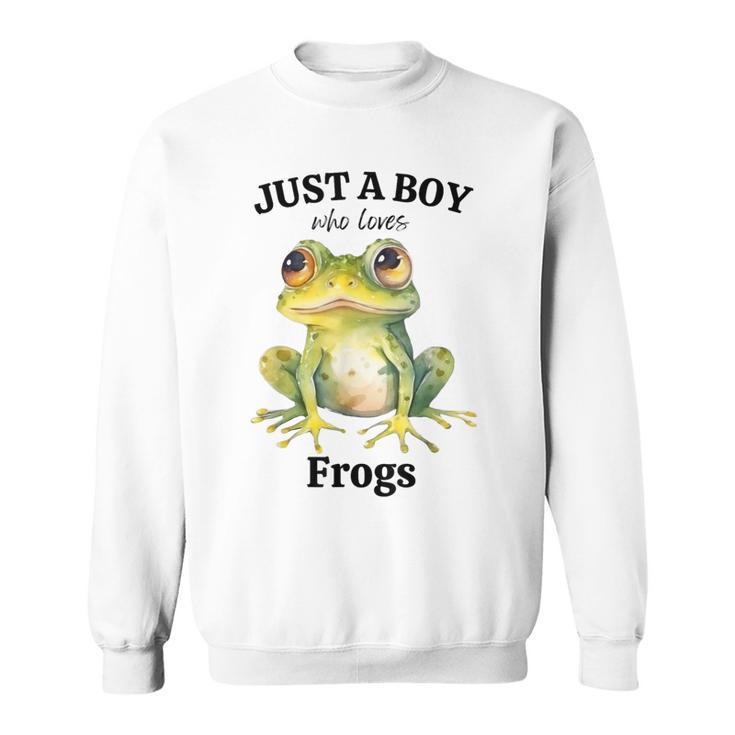 Solo Un Niño Que Ama Las Ranas Para Los Niños Que Aman Los Anfibios Camisa de entrenamiento