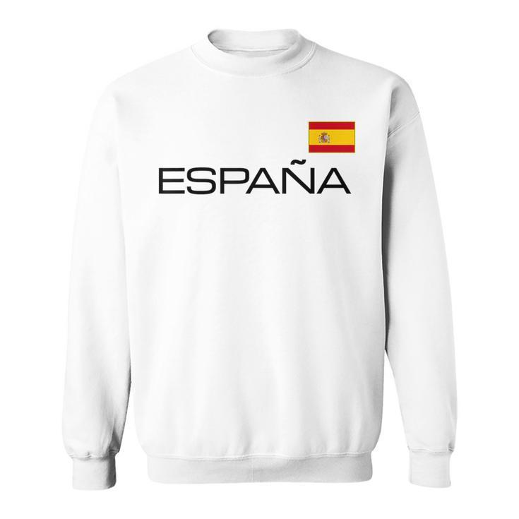 Spain Flag España Athletic Sports Jersey Style Sweatshirt