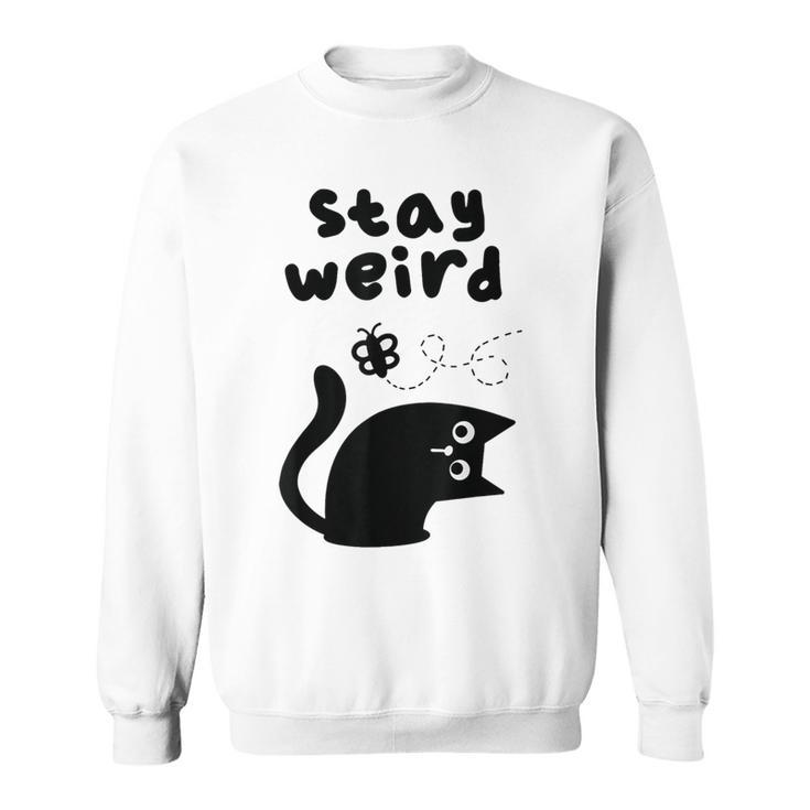 Stay Cat Gray Sweatshirt