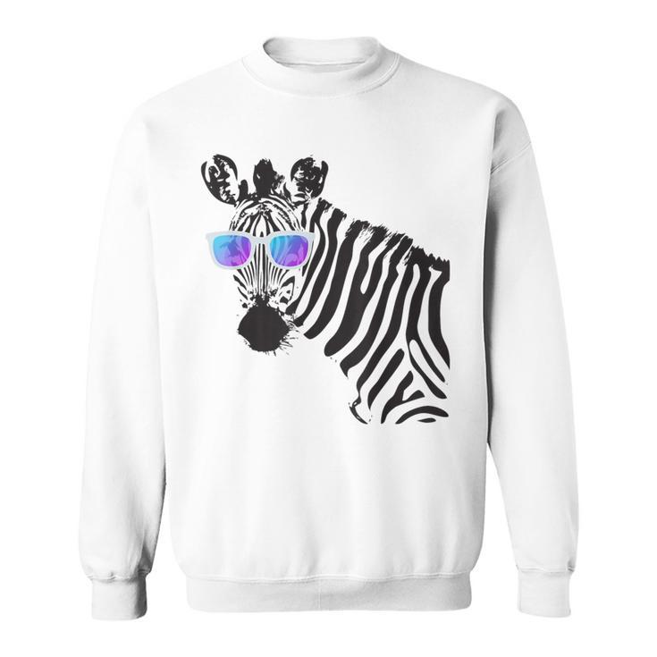 Sunglasses Zebra Hipster Zebra Sweatshirt