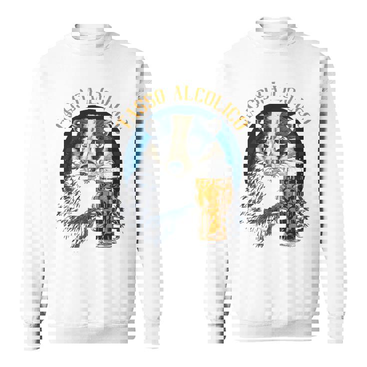 Tasso Alcolico Maglia A Manica Felpa