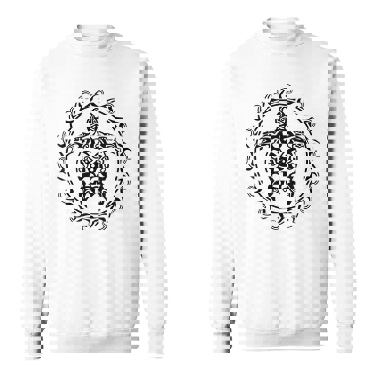Tortuga Marina De Sol Maorí Polinesia Tribal Camisa de entrenamiento